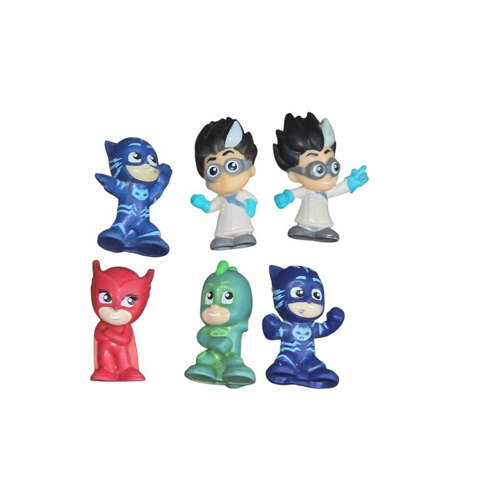 Disney PJ Masks 2 inch Tall Figures 6 Lot